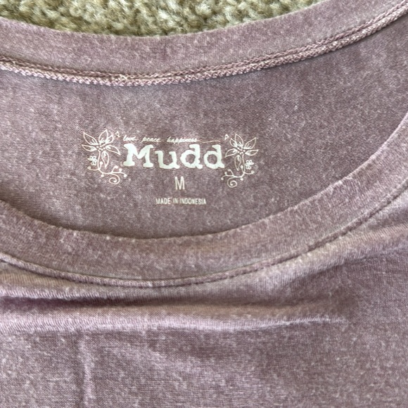Mudd brand size medium light purple / lilac layering top - Picture 2 of 6